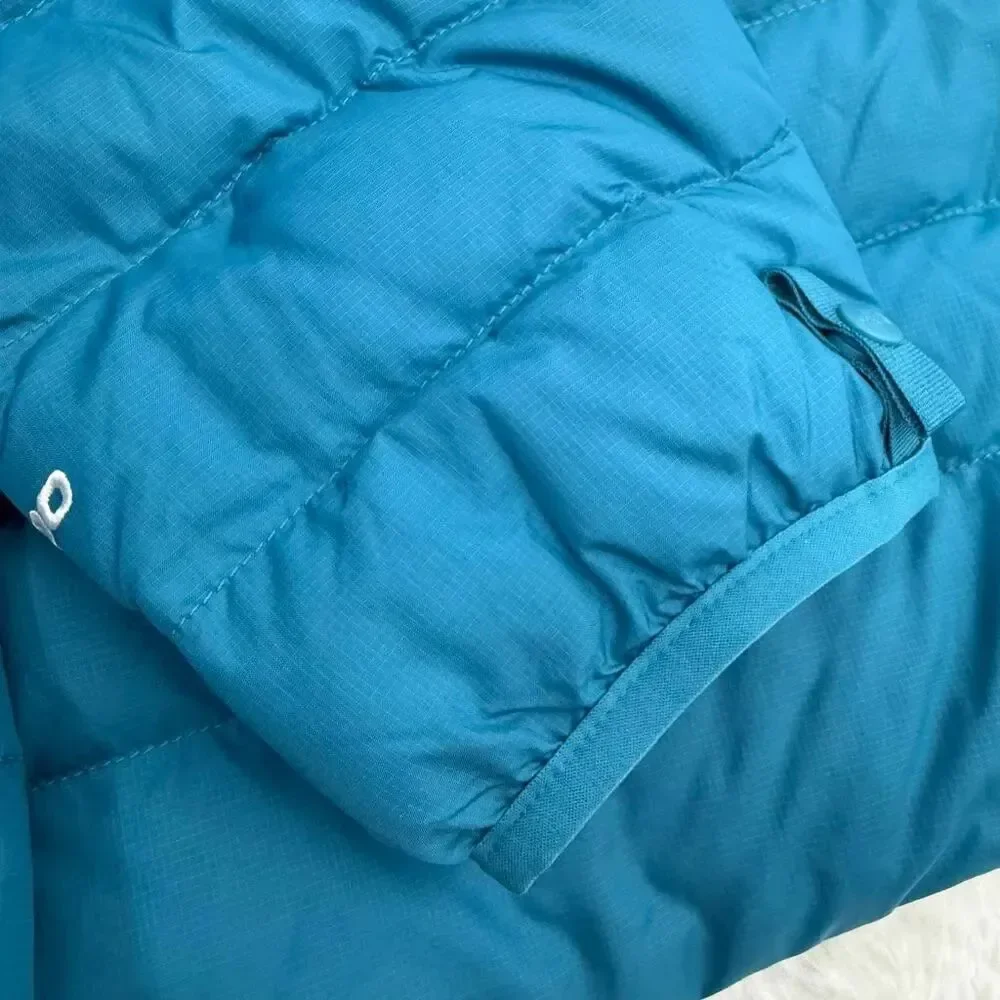 The North Face Men’s Minoqua Down Jacket in Digital Steel Deep Teal Regular Fit